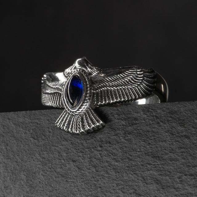 Eagle Sapphire Ring - AQUILA - AHW Studio