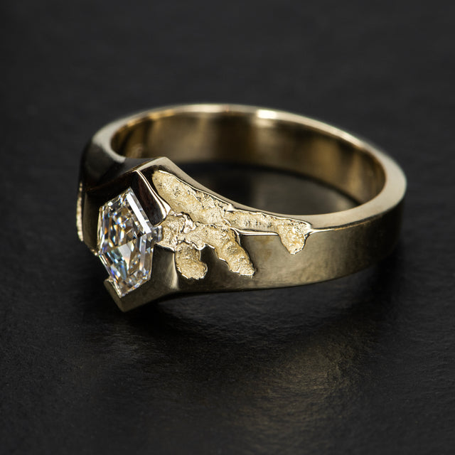 1ct Diamond Signet Ring - AEON - AHW Studio