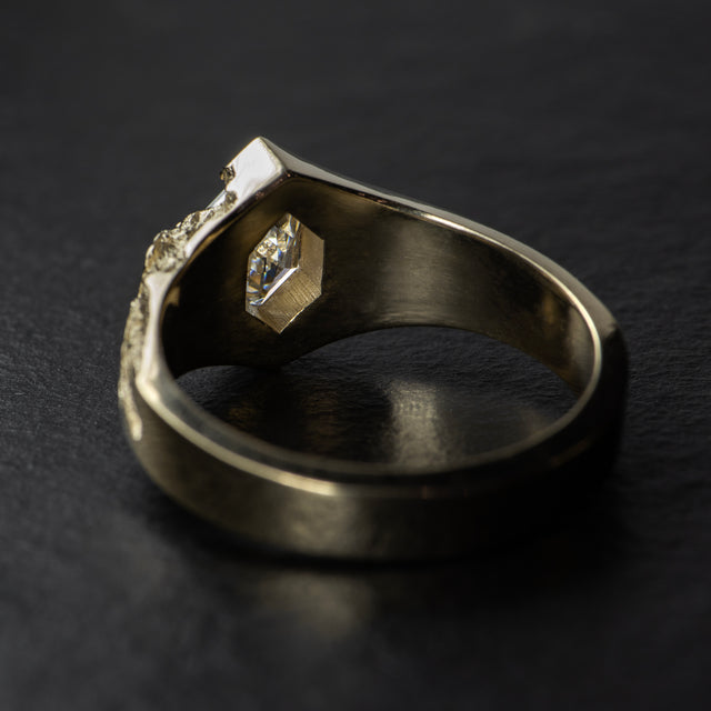 1ct Diamond Signet Ring - AEON - AHW Studio