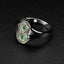 Gold & Emerald Snake Ring - FIGURE 8 - AHW Studio