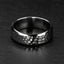 7mm Hammered Band - LUNAR - AHW Studio