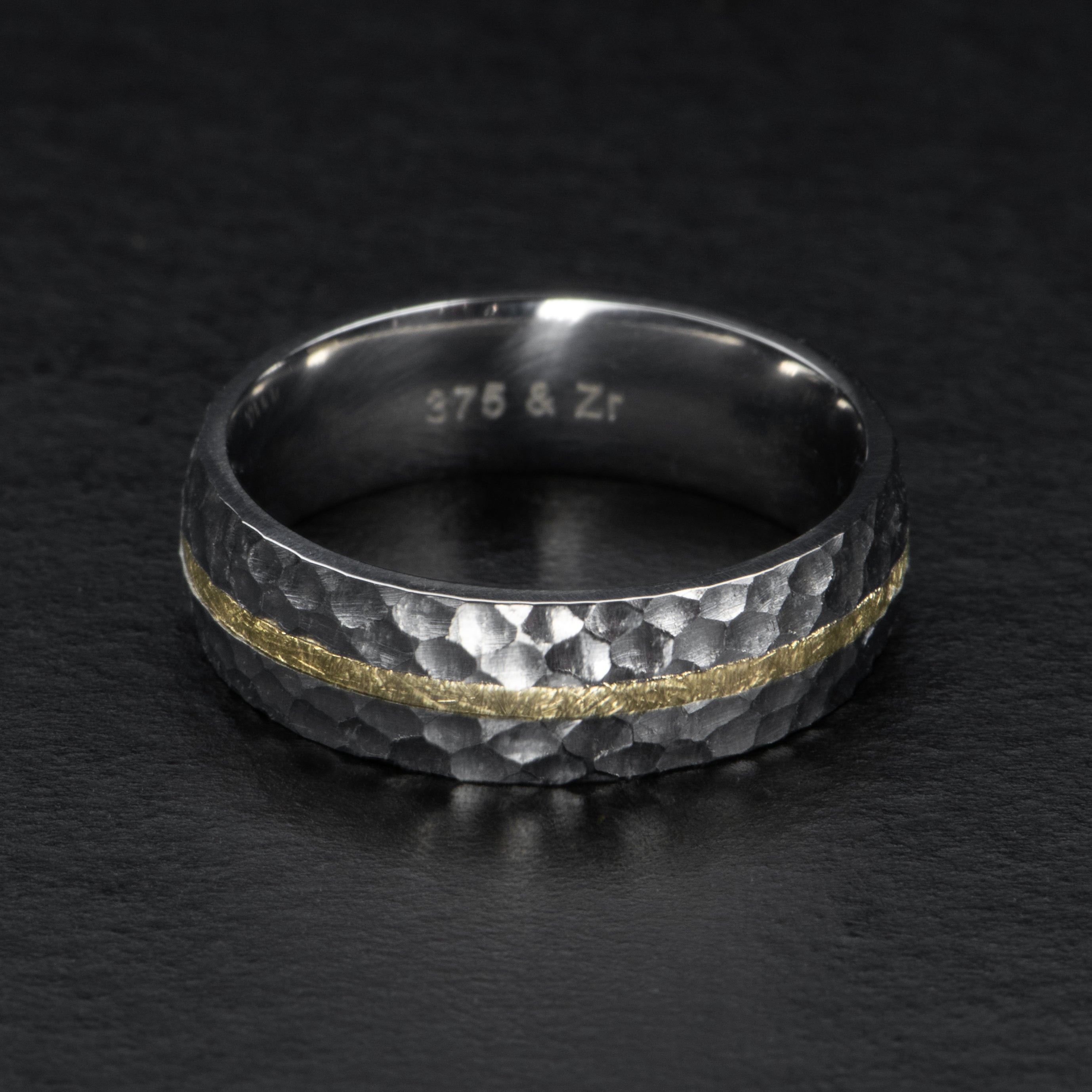 18K Hammered Band - ORE - AHW Studio