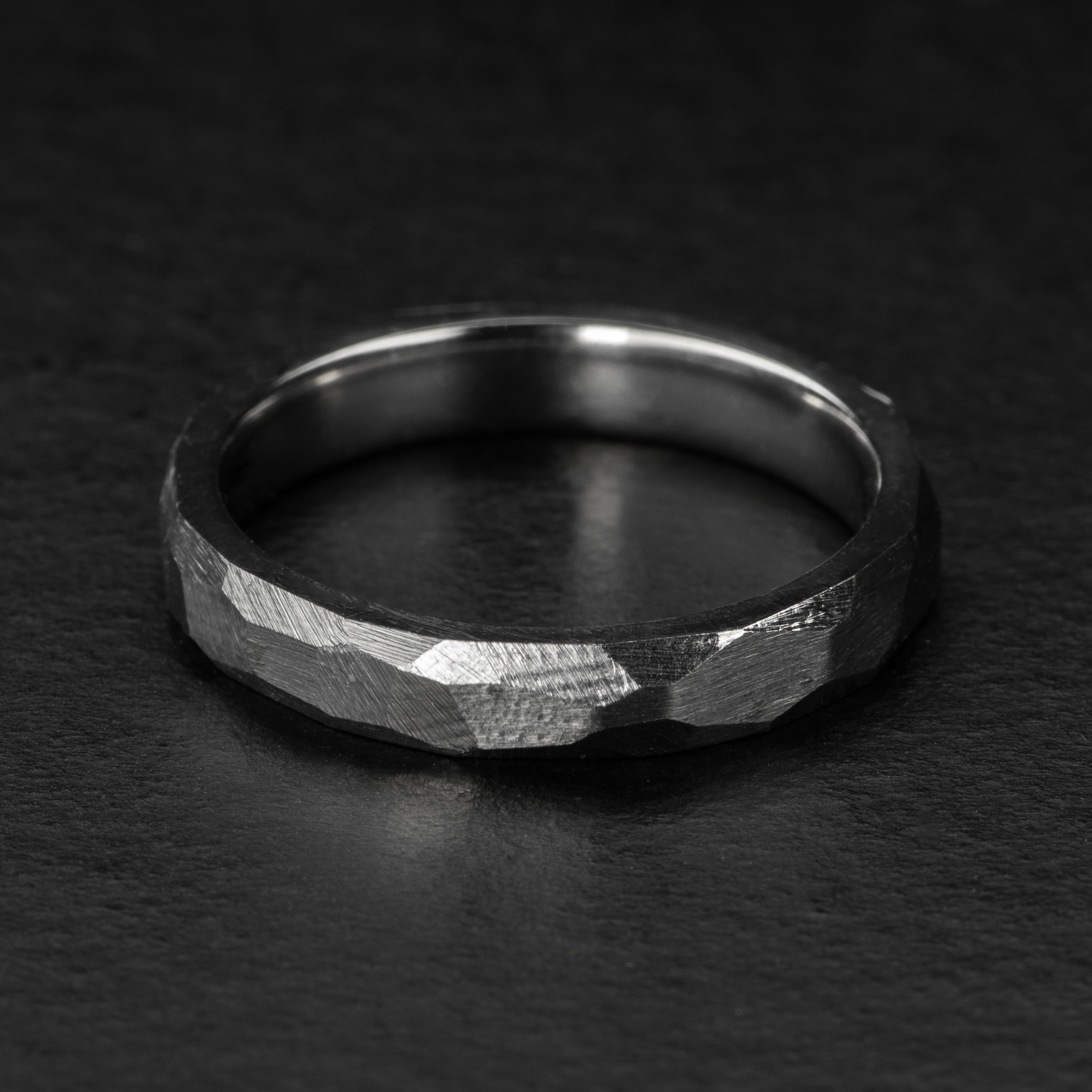 5mm Hammered Band - REFRACTION - AHW Studio
