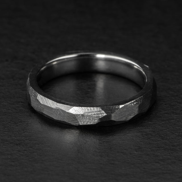 5mm Hammered Band - REFRACTION - AHW Studio