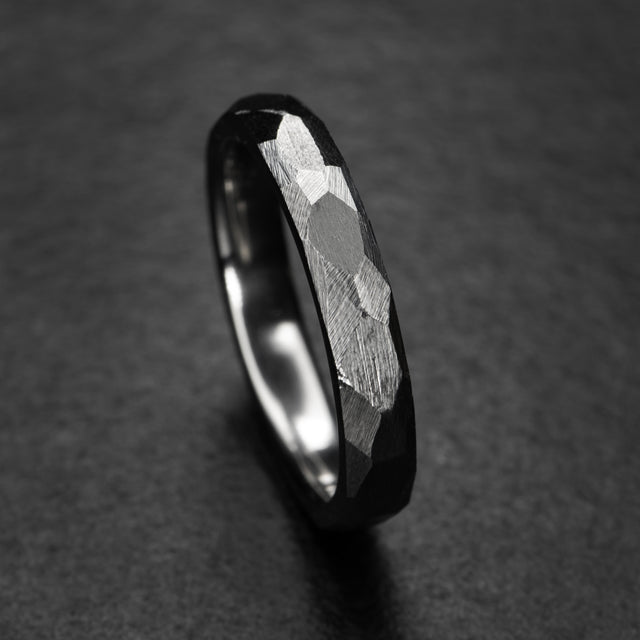 5mm Hammered Band - REFRACTION - AHW Studio