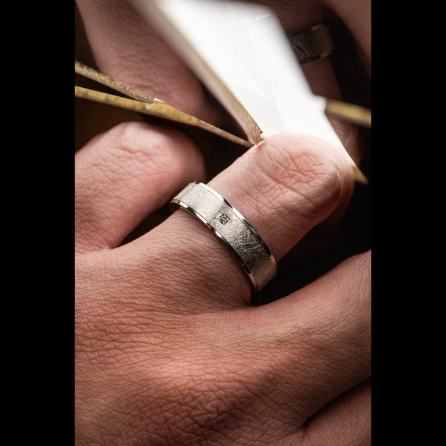 Diamond Wedding Band - IMPACT - AHW Studio