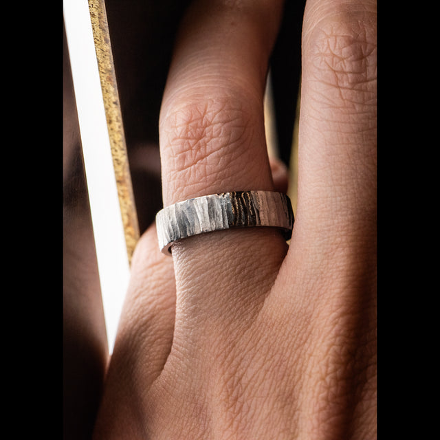 6mm Textured Band - STONEWASH - AHW Studio