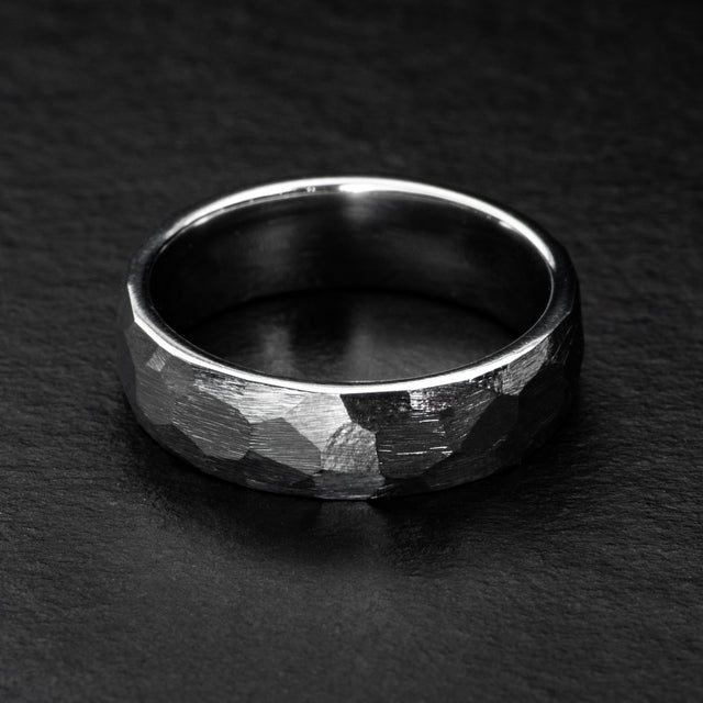 5mm Hammered Band - REFRACTION - AHW Studio