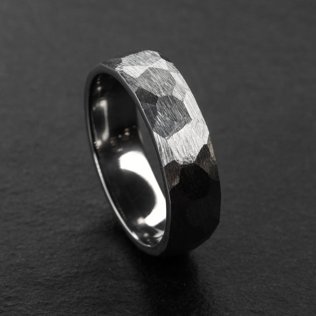 5mm Hammered Band - REFRACTION - AHW Studio