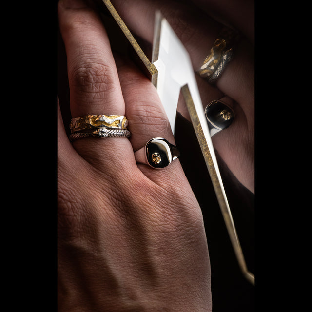 Crest Signet Ring - TALISMAN - AHW Studio