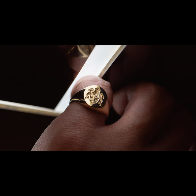Personalised Signet Ring - OXFORD - AHW Studio