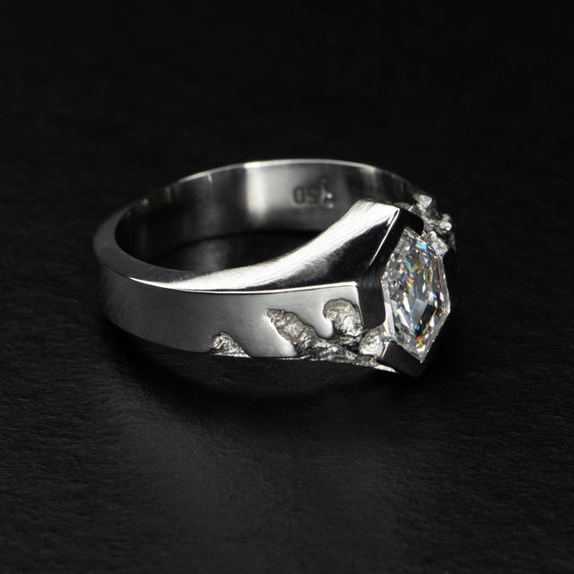 1ct Diamond Signet Ring - AEON - AHW Studio