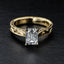 Hand-Engraved 1.5ct Diamond Ring - GRACE - AHW Studio