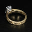 Hand-Engraved 1.5ct Diamond Ring - GRACE - AHW Studio
