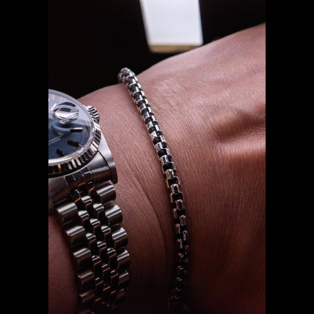 4mm Box Bracelet - BOXER - AHW Studio