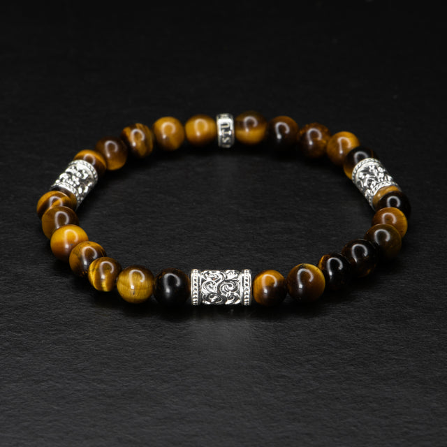 6mm Silver Bead Bracelet - CREED - AHW Studio