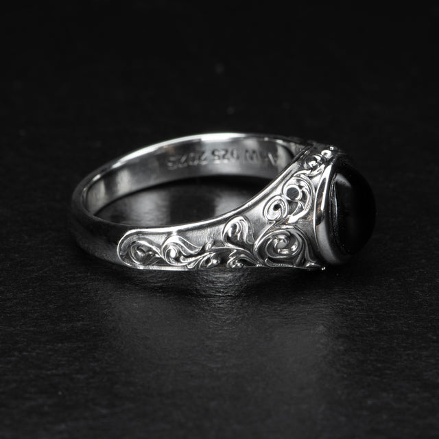 Onyx Signet Ring - ICONYX - AHW Studio
