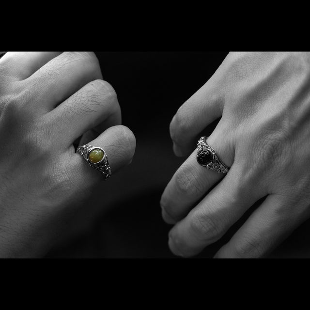 Onyx Signet Ring - ICONYX - AHW Studio