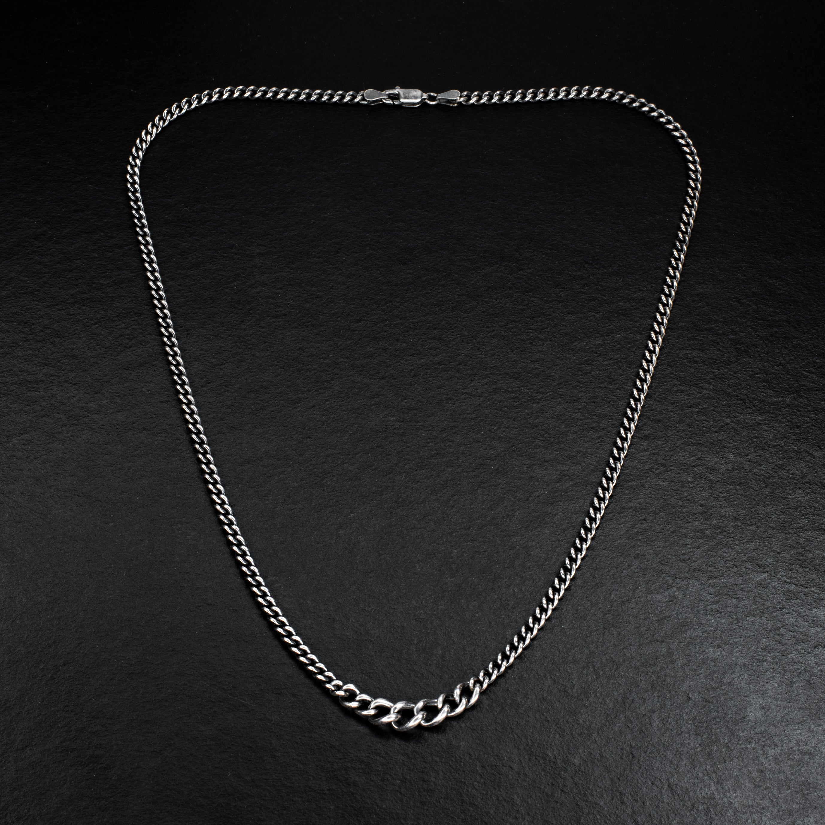 Silver Cuban Chain - GRADIENT LINK - AHW Studio