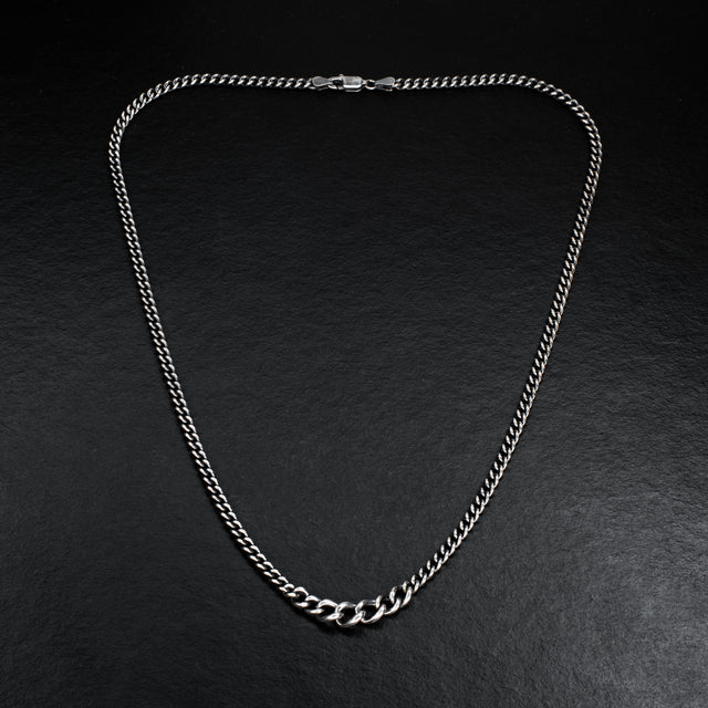 Silver Cuban Chain - GRADIENT LINK - AHW Studio