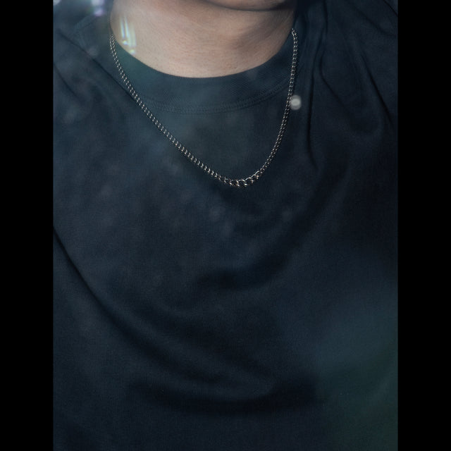 Silver Cuban Chain - GRADIENT LINK - AHW Studio