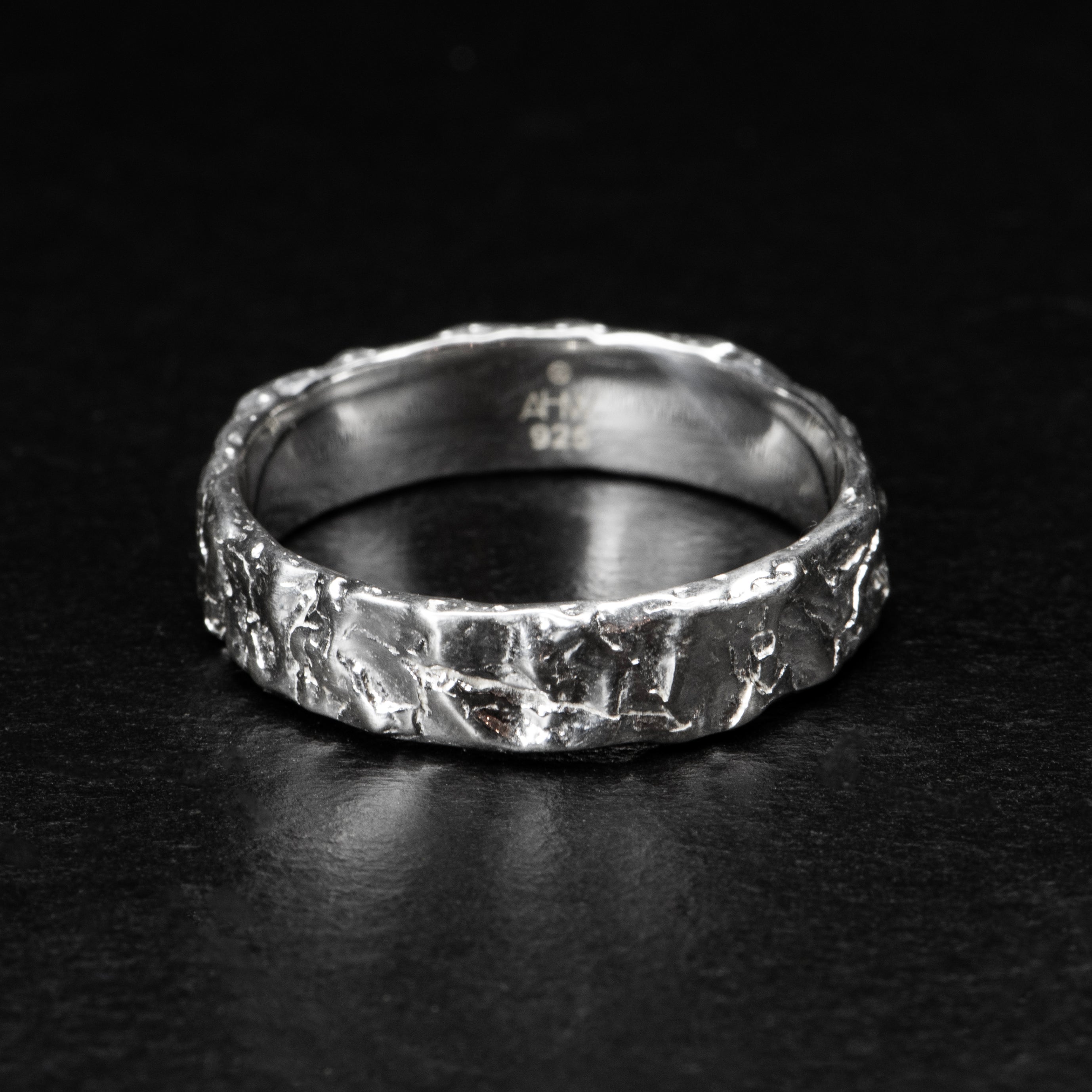 5mm Silver Band - TECTONIC - AHW Studio