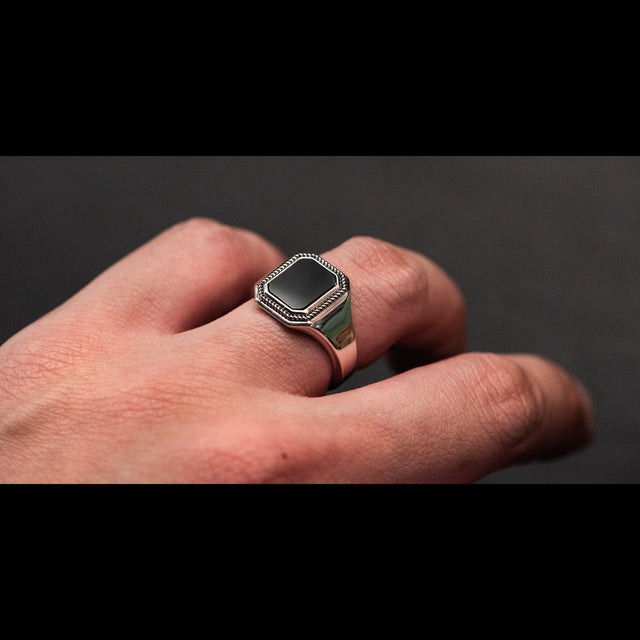Rectangle Signet - DARK DECO - AHW Studio