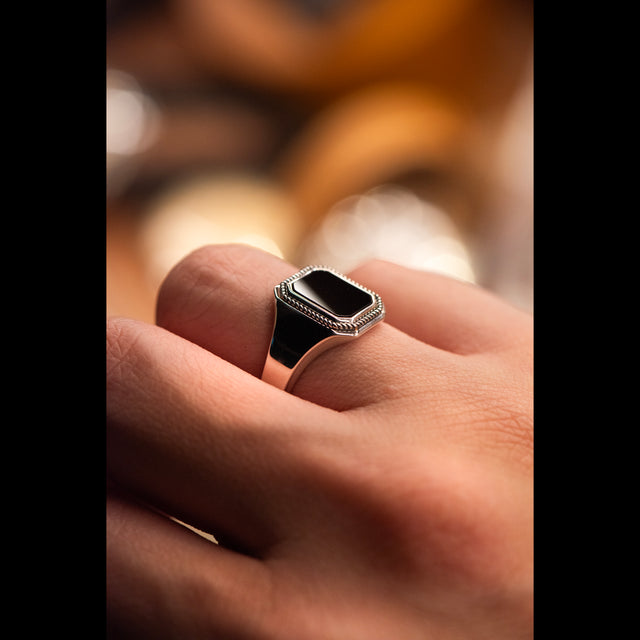 Rectangle Signet - DARK DECO - AHW Studio