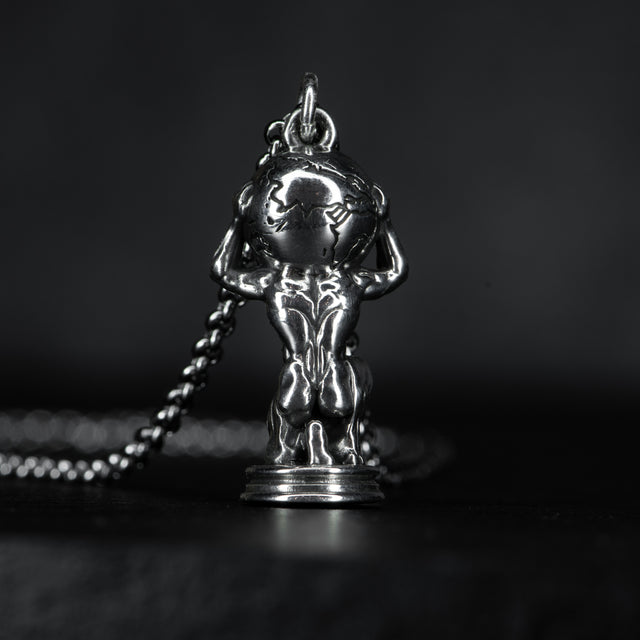 Silver Gemstone Pendant - ATLAS - AHW Studio