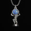 Silver Gemstone Pendant - ATLAS - AHW Studio