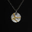 Round Silver Pendant - KINTSUGI - AHW Studio