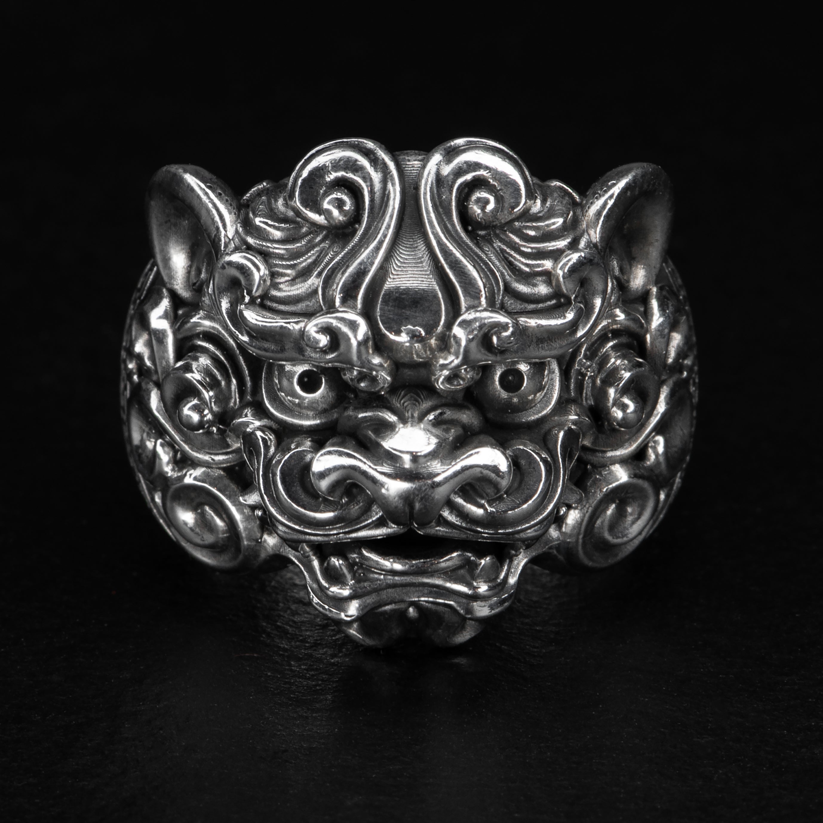 Foo Dog Ring - LION'S GATE - AHW Studio