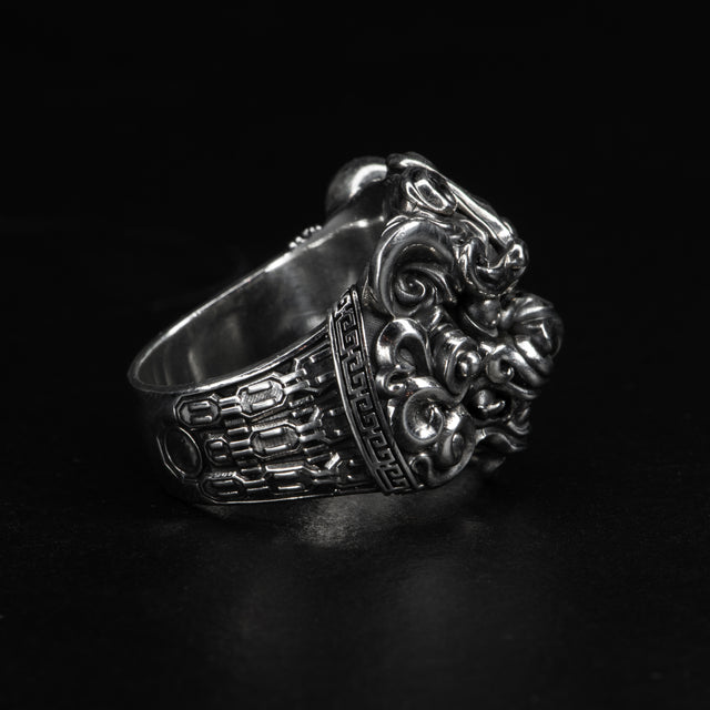 Foo Dog Ring - LION'S GATE - AHW Studio