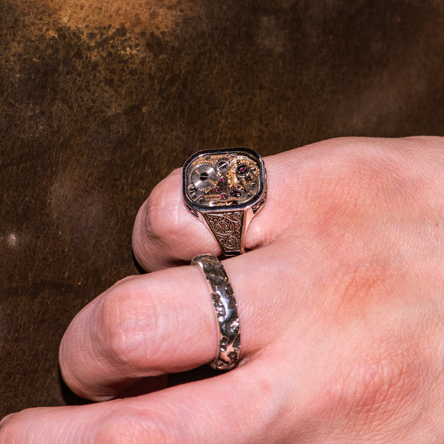 Antique Ruby Ring - DUKE - AHW Studio