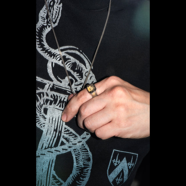 Silver & Gold Ring - VOYAGER - AHW Studio