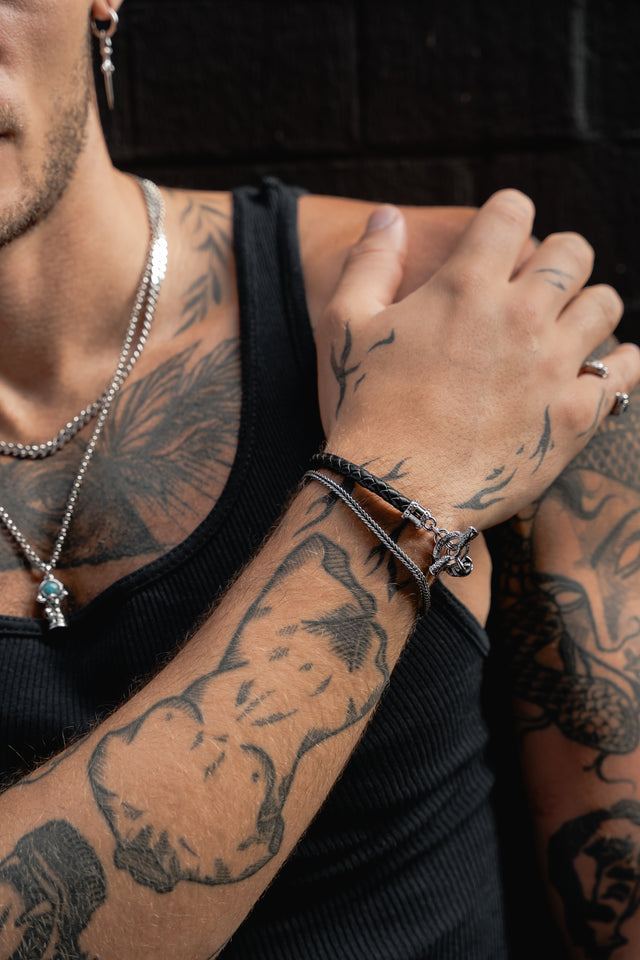 Leather Bracelet - DREAMWEAVER - AHW Studio